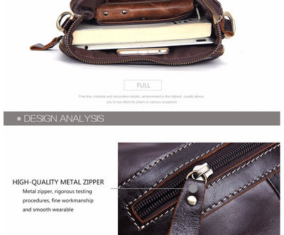 Bolso Mensajero de Cuero para Hombre - Image 19