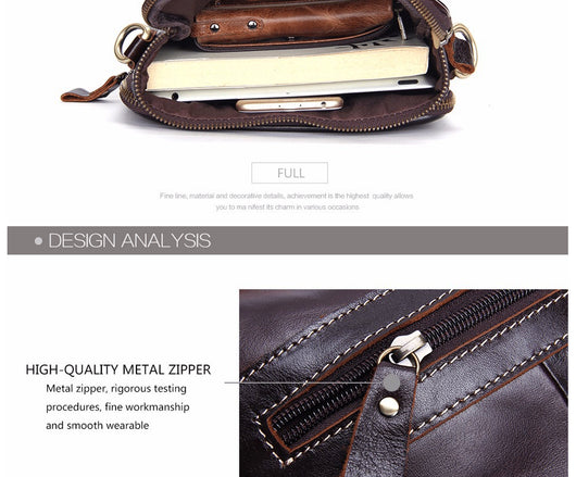 Bolso Mensajero de Cuero para Hombre - Image 19