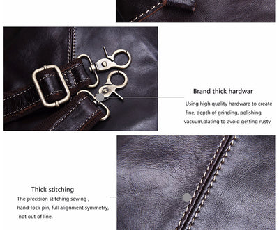Bolso Mensajero de Cuero para Hombre - Image 20