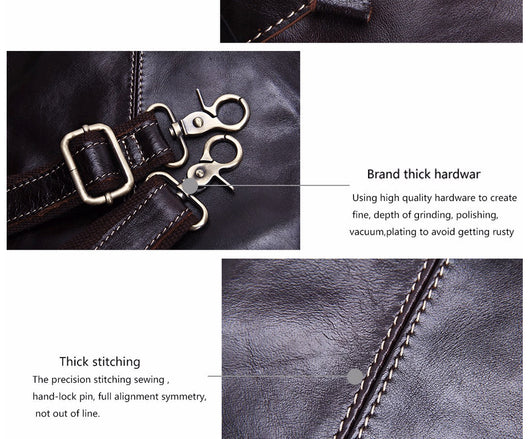 Bolso Mensajero de Cuero para Hombre - Image 20