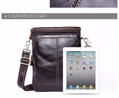 Bolso Mensajero de Cuero para Hombre - Image 21