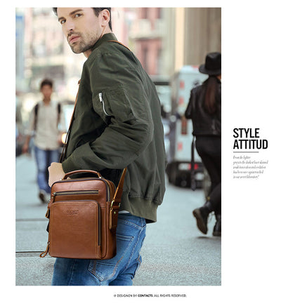 Bolso Mensajero de Cuero para Hombre - Image 22