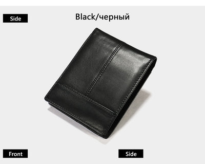 Billetera Corta de Cuero Genuino para Hombre - Portacédulas y Tarjetas - Image 18