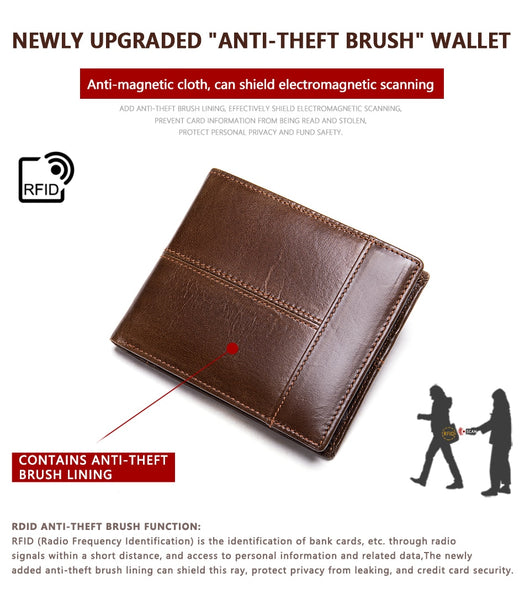 Billetera Corta de Cuero Genuino para Hombre - Portacédulas y Tarjetas - Image 19