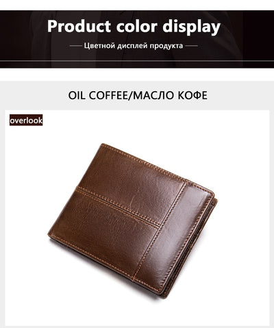 Billetera Corta de Cuero Genuino para Hombre - Portacédulas y Tarjetas - Image 22