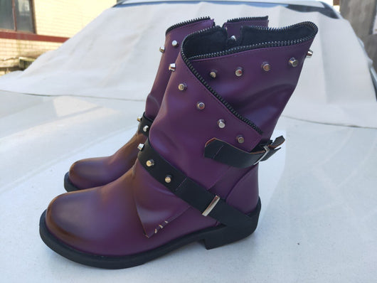 Botas Martin con Tachuelas y Cierre Lateral - Image 13
