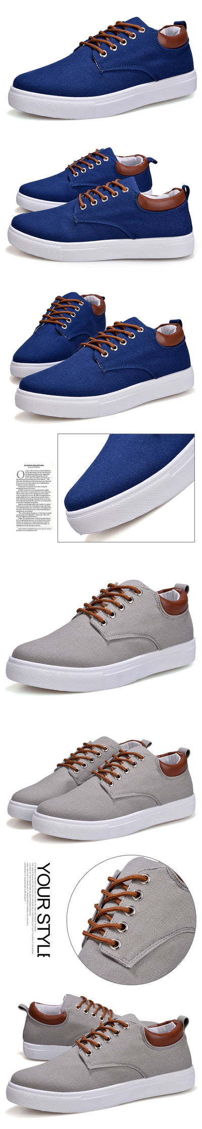 Zapatillas de Lona Trendy Talla Grande para Estudiantes - Image 16