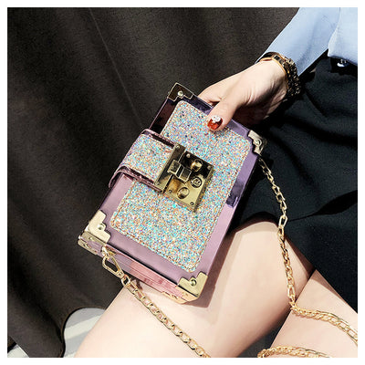 Bolso Bandolera Lentejuelas Brillante Versátil Un Hombro - Image 10