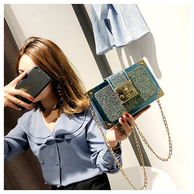 Bolso Bandolera Lentejuelas Brillante Versátil Un Hombro - Image 13