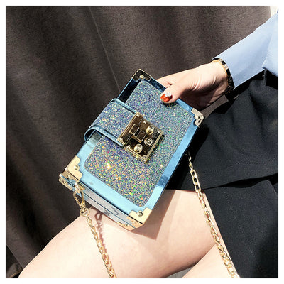 Bolso Bandolera Lentejuelas Brillante Versátil Un Hombro - Image 14