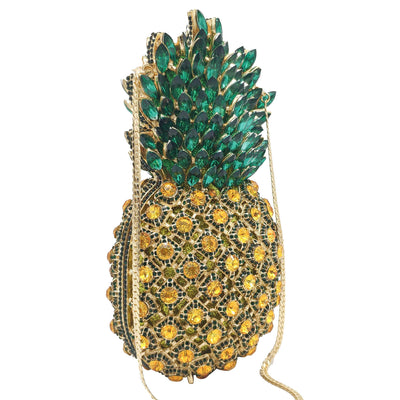 Clutch de Banquete con Piña y Cristales Brillantes - Image 12