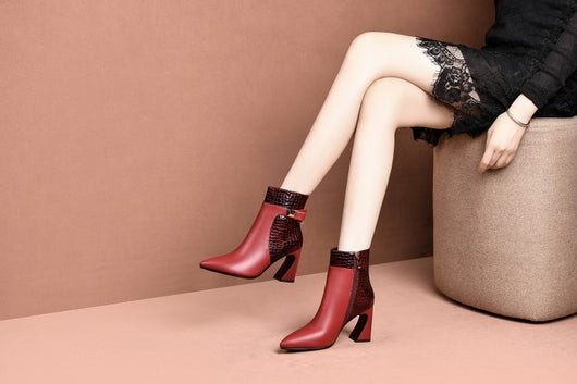 Tacones Puntiagudos de Moda Otoño Invierno - Image 12
