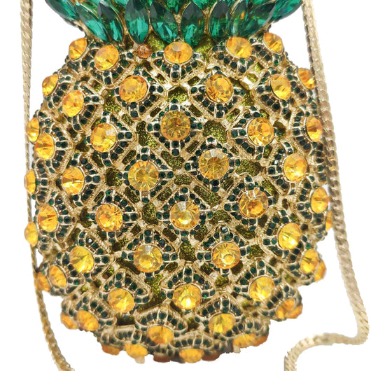 Clutch de Banquete con Piña y Cristales Brillantes - Image 15