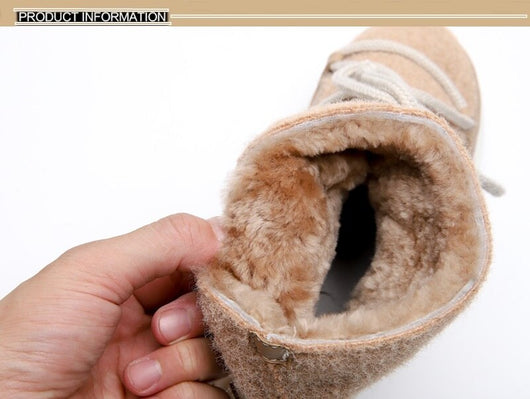 Botas de Nieve con Forro de Lana y Bandaje de Soporte - Image 12