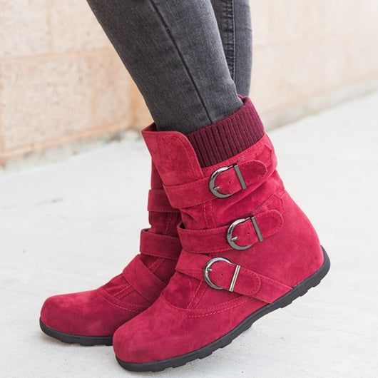 Botas de Algodón Grueso Talla Grande para Mujer - Image 9