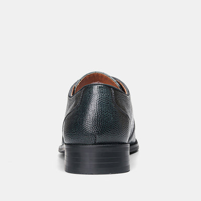 Zapatos de Cuero Vintage para Hombre con Diseño Estampado - Image 14