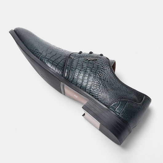 Zapatos de Cuero Vintage para Hombre con Diseño Estampado - Image 15