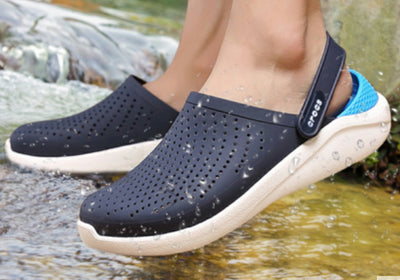 Sandalias Perforadas Unisex Talla Grande - Zapatos de Playa Cómodos - Image 22