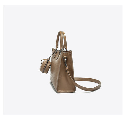 Bolso de Hombro con Patrón de Piedra - Image 9