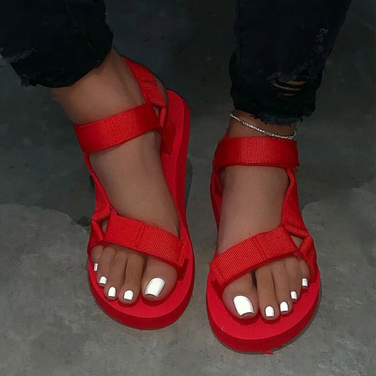 Sandalias Playeras Mujer con Velcro Ligeras y Cómodas - Image 6