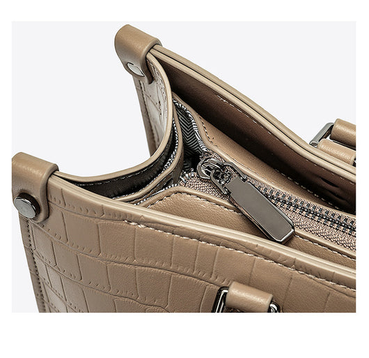 Bolso de Hombro con Patrón de Piedra - Image 12