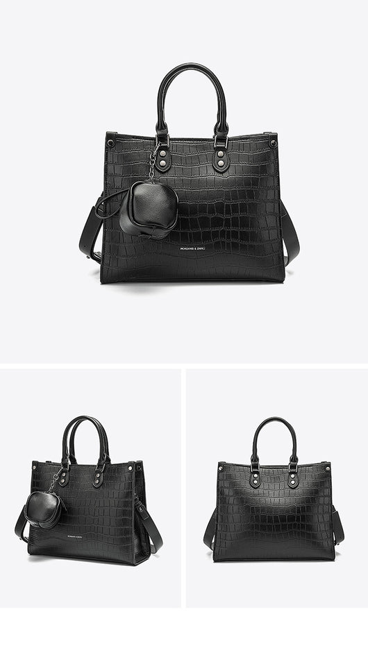Bolso de Hombro con Patrón de Piedra - Image 14
