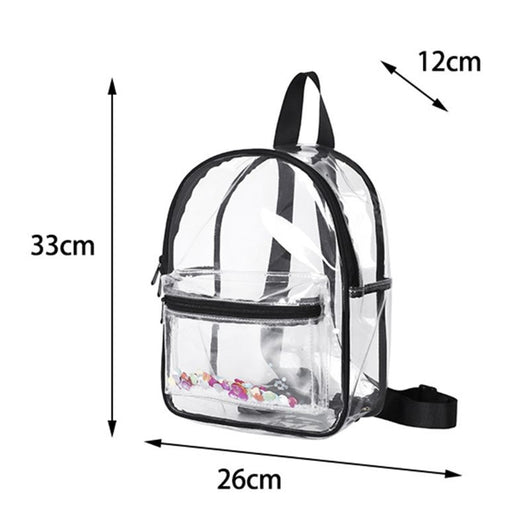 Mochila Escolar Infantil Impermeable PVC Transparente - Image 7