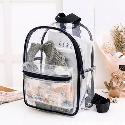 Mochila Escolar Infantil Impermeable PVC Transparente - Image 9
