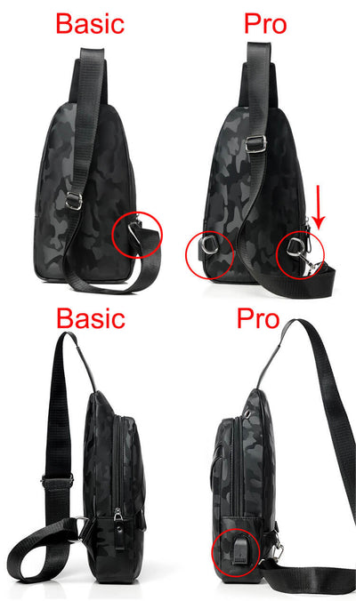 Bolsa Bandolera Táctica Camuflaje para Hombre - Image 10