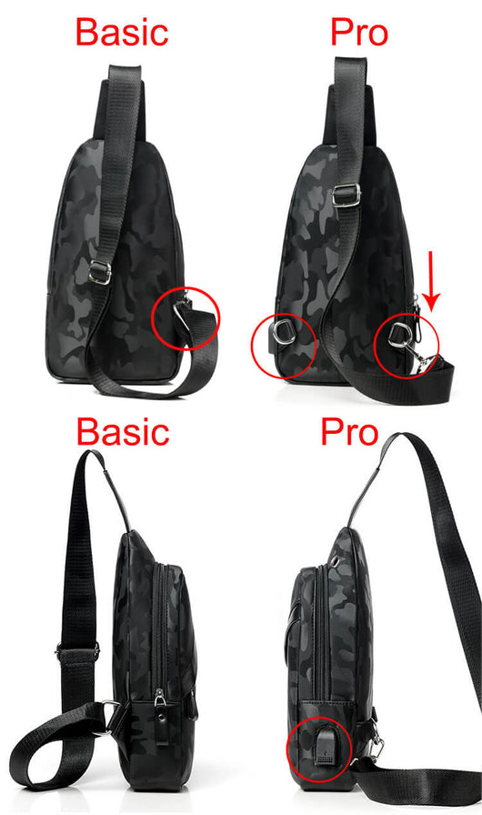Bolsa Bandolera Táctica Camuflaje para Hombre - Image 10