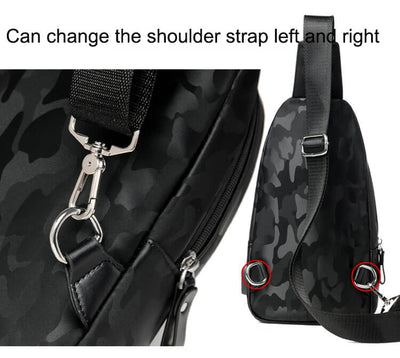 Bolsa Bandolera Táctica Camuflaje para Hombre - Image 11