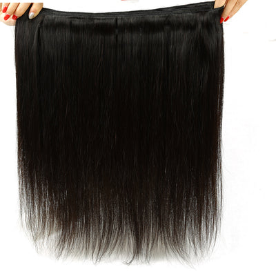 Extensión de Cabello Humano Liso Ondulado Color Natural - Peluca de Cabello Virgen - Image 16