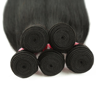 Extensión de Cabello Humano Liso Ondulado Color Natural - Peluca de Cabello Virgen - Image 17