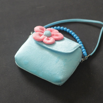 Bolsa Mensajera Infantil con Cadena de Perlas - Diseño Princesa Floral - Image 13