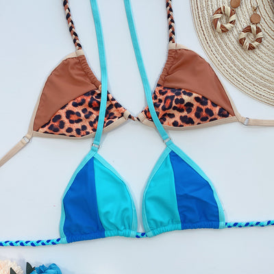 Bikini Leopardo con Detalles de Cuerda Trenzada - Image 10