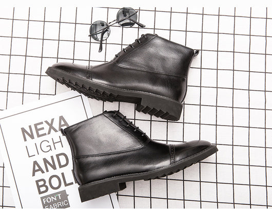 Zapatos Casuales Retro Británicos Talla Grande para Hombre - Image 6