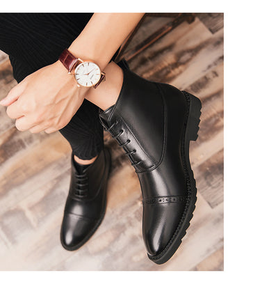 Zapatos Casuales Retro Británicos Talla Grande para Hombre - Image 8