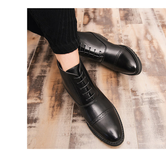 Zapatos Casuales Retro Británicos Talla Grande para Hombre - Image 9