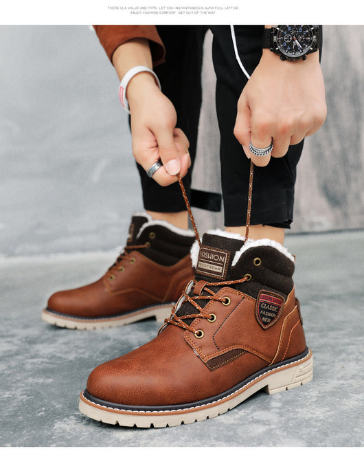 Botas de Montaña Impermeables Estilo Europeo para Hombre - Caña Alta - Image 8