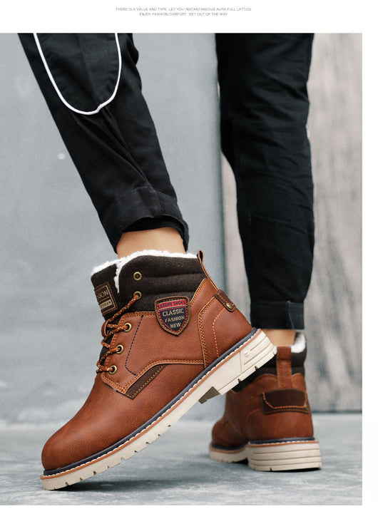 Botas de Montaña Impermeables Estilo Europeo para Hombre - Caña Alta - Image 10