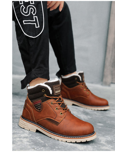 Botas de Montaña Impermeables Estilo Europeo para Hombre - Caña Alta - Image 11
