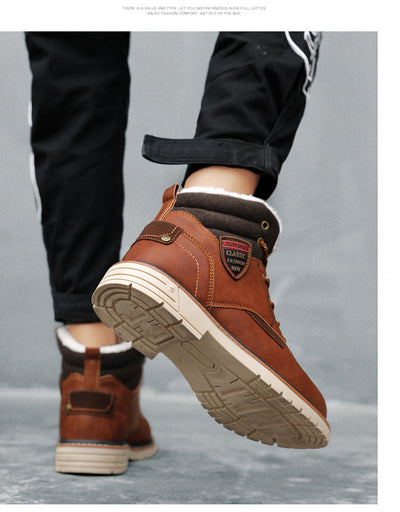 Botas de Montaña Impermeables Estilo Europeo para Hombre - Caña Alta - Image 12