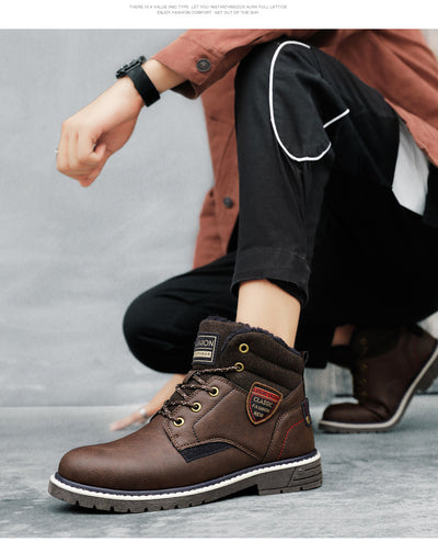 Botas de Montaña Impermeables Estilo Europeo para Hombre - Caña Alta - Image 13