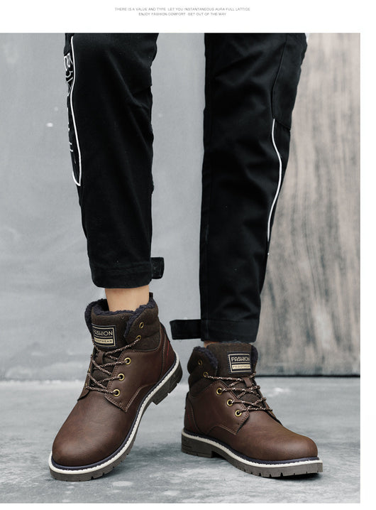 Botas de Montaña Impermeables Estilo Europeo para Hombre - Caña Alta - Image 15