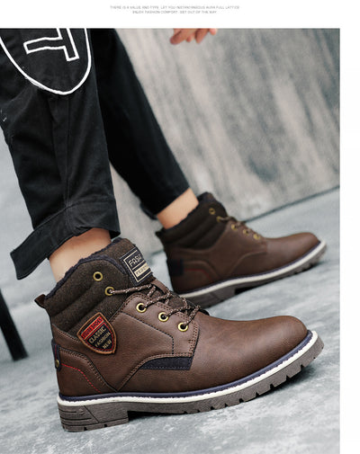Botas de Montaña Impermeables Estilo Europeo para Hombre - Caña Alta - Image 17