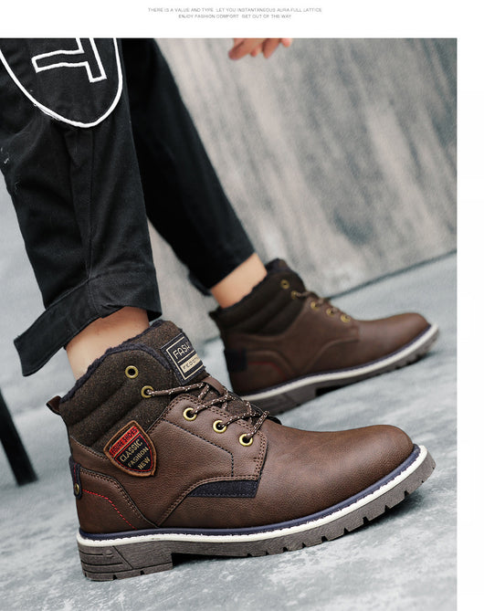 Botas de Montaña Impermeables Estilo Europeo para Hombre - Caña Alta - Image 17