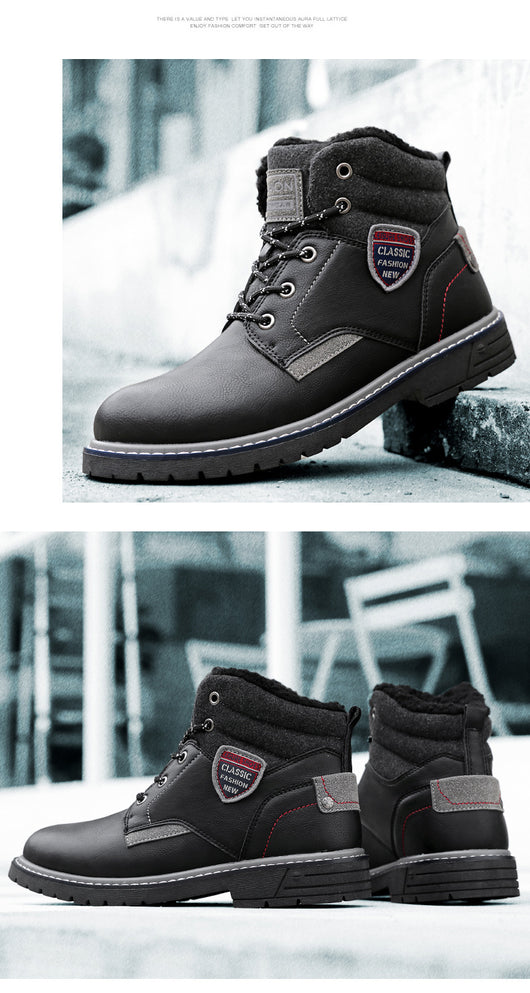 Botas de Montaña Impermeables Estilo Europeo para Hombre - Caña Alta - Image 18