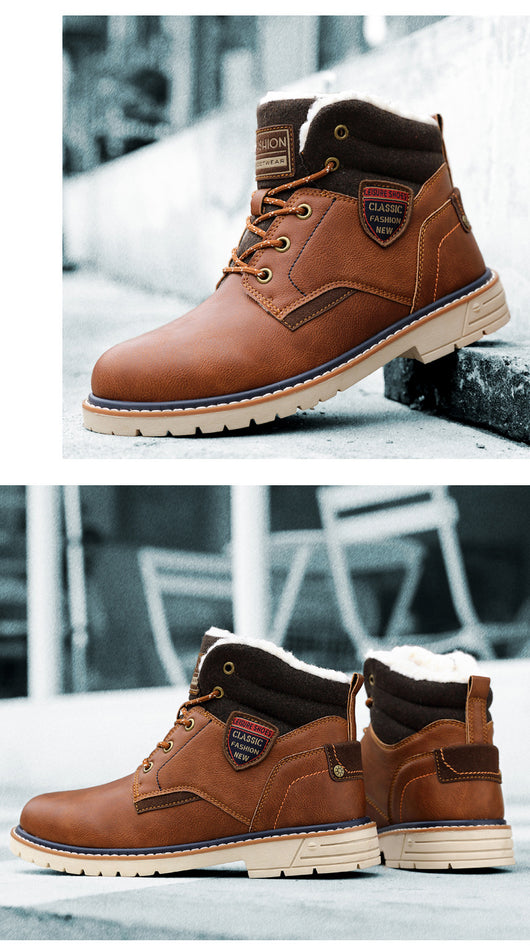 Botas de Montaña Impermeables Estilo Europeo para Hombre - Caña Alta - Image 19