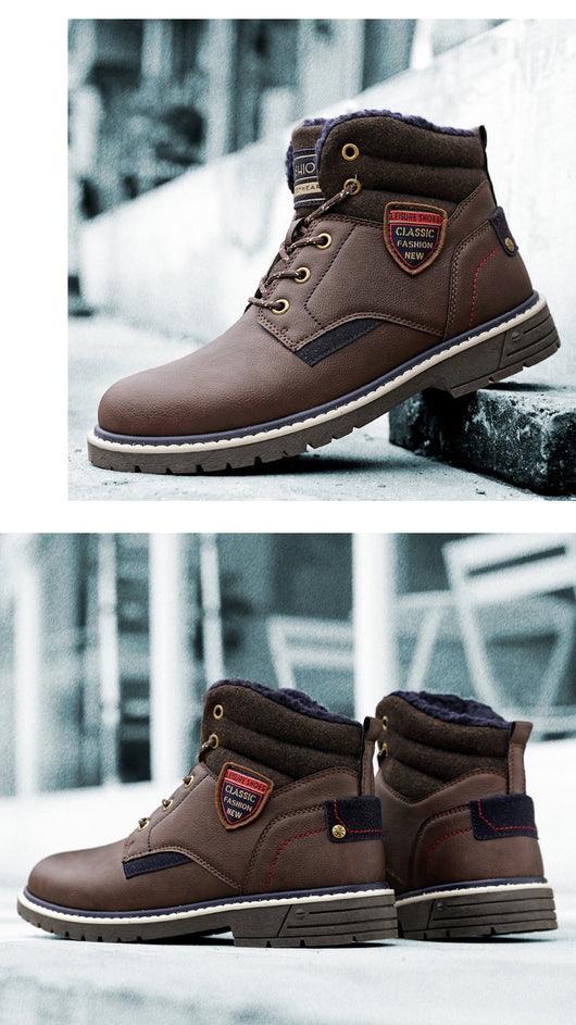 Botas de Montaña Impermeables Estilo Europeo para Hombre - Caña Alta - Image 20