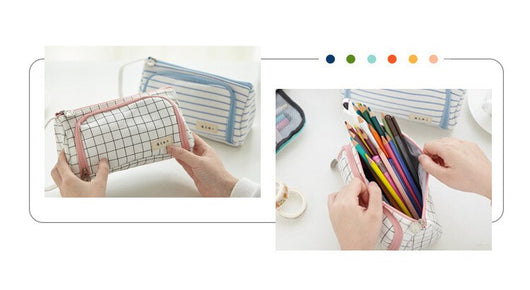 Estuche de Malla de Gran Capacidad para Útiles Escolares - Image 14